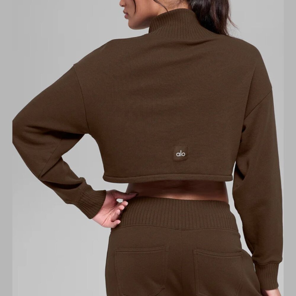 alo Yoga Cropped Serenity Coverup NWOT - Picture 3 of 7